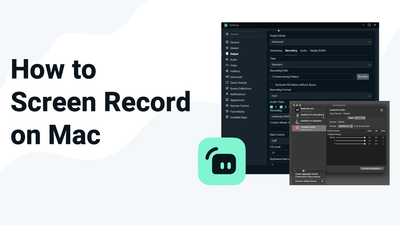 what software to use for recording on mac